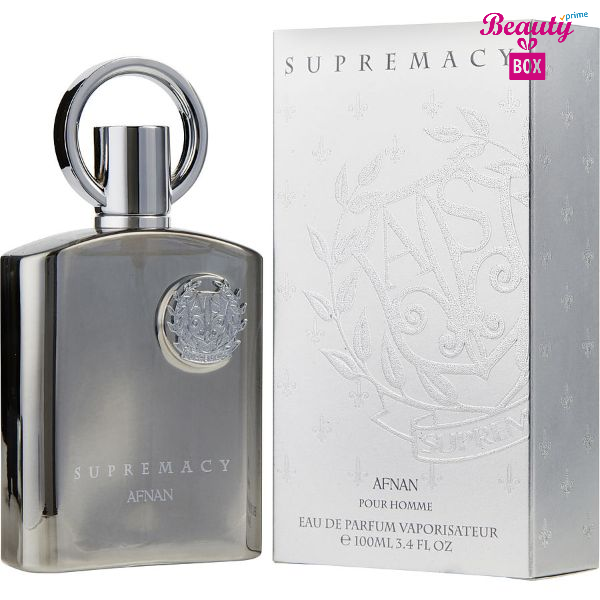 Afnan Supremacy Silver EDP For Men - 100 Ml - Beauty Box